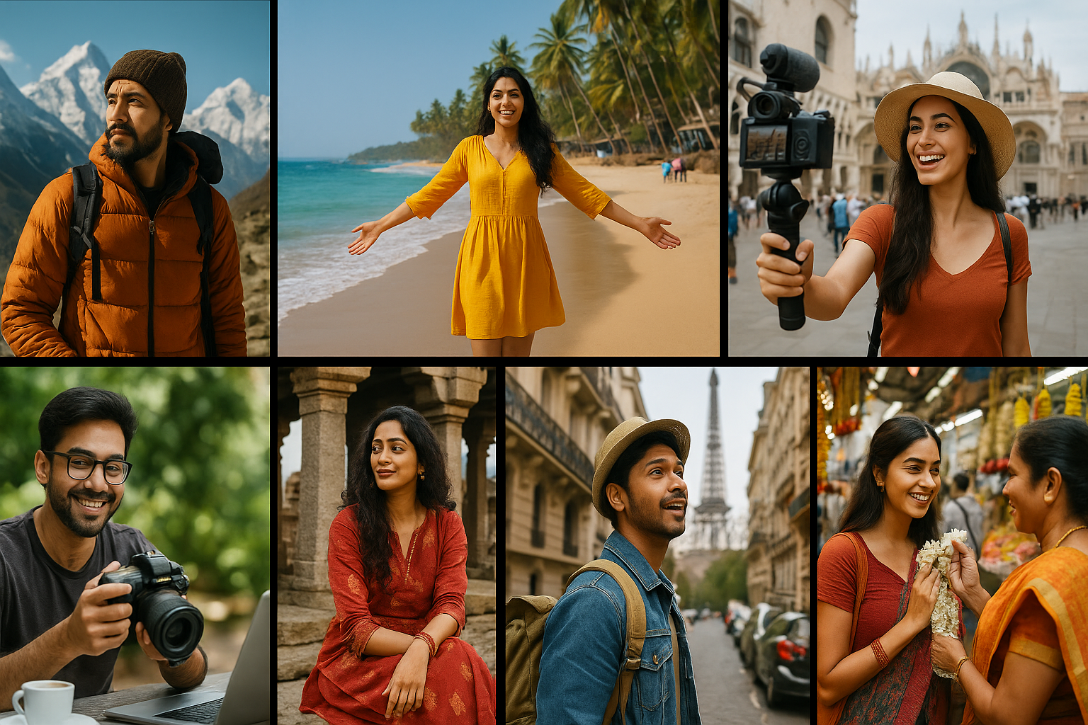 Top Indian travel influencers in 2025 exploring destinations across India and abroad, inspiring authentic and responsible travel experiences.